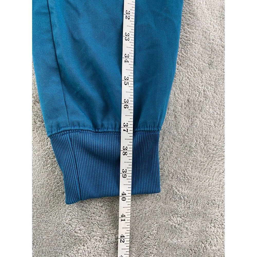 Greys Anatomy Spandex Stretch Scrub Pants Teal Blue Jogger GRSP537T Womens MT - Picture 9 of 13